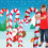 Inflatable Santa Claus Walking Stick Handheld Foil Candy-90CM 7