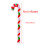 Inflatable Santa Claus Walking Stick Handheld Foil Candy-90CM 2