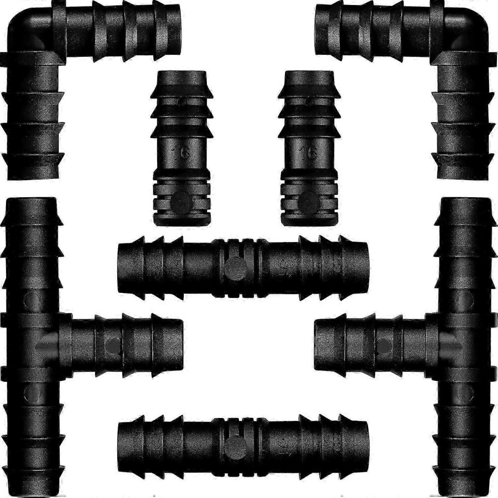 Irrigation system, water distribution belt, three-way straight joint, drip irrigation hose, flexible belt, barb, micro-spray joint