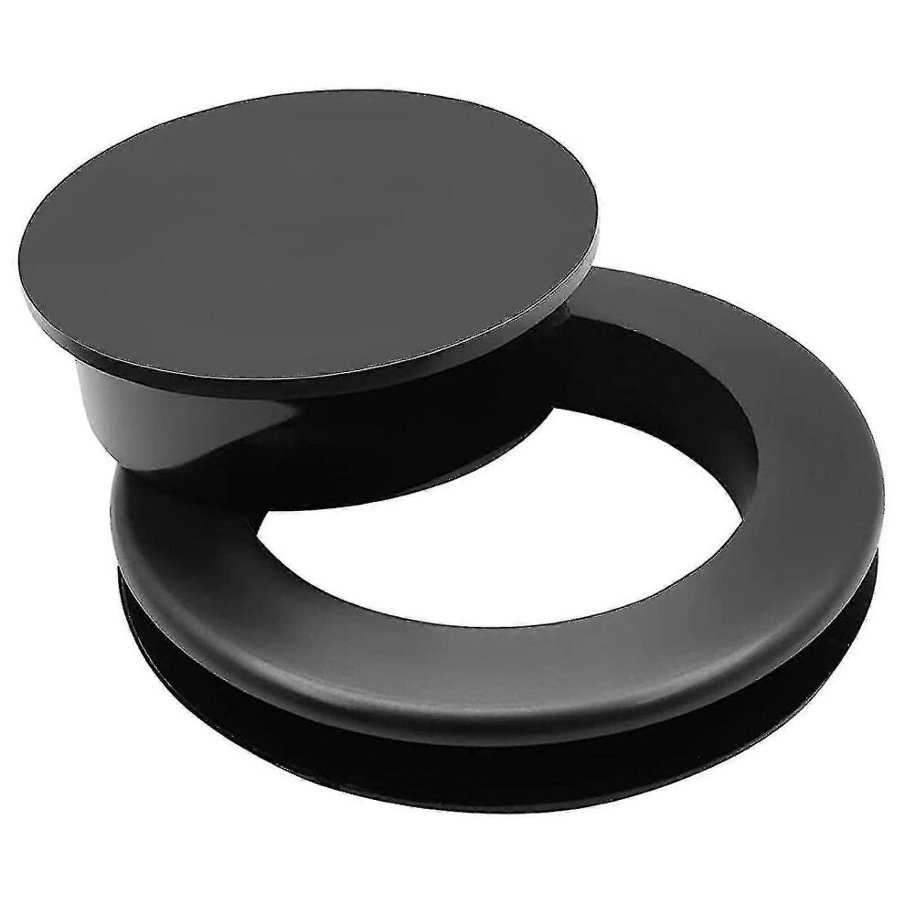 Black parasol ring for patio table, flexible and easy-to-install stopper, parasol cone for pool and balcony, Xixi