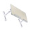 1 Pièce Pliable En Bois Ajustable Beige 7