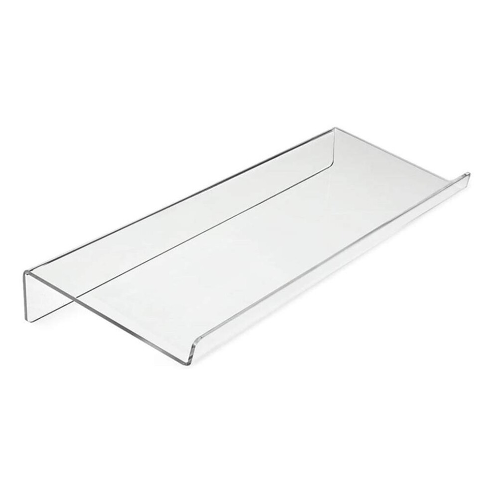 Transparent Acrylic Computer Keyboard Holder Clear Tilted Keypad Stand Office Desk Keyboard Tray For Home School Use 9016109594051