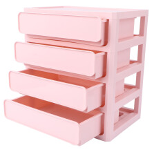 Multilayer Storage Desktop Organizer Aus Rosa 1