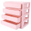 Multilayer Storage Desktop Organizer Aus Rosa 1 1