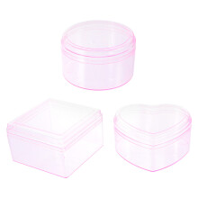 3er-pack kunststoff-boxen für süßigkeiten, schokolade, snacks