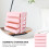 Multilayer Storage Desktop Organizer Aus Rosa 1 11