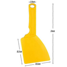 Plastic uncapping knife, honey scoop, hive cleaning scraper, pollen scoop, wax scoop, debris scoop, beekeeping tool, 1 piece Hy