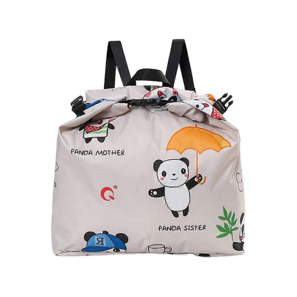 Swimming Bag Small Khaki, Wet Dry Compartment Waterproof Kids Backpack