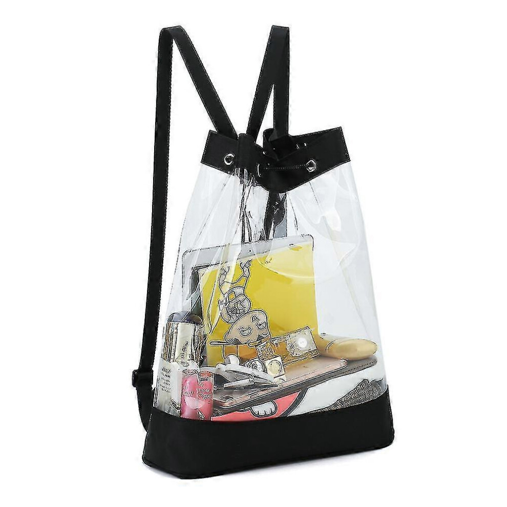 Transparent Backpack 30x37.5cm, Clear School Bag, See Through Backpack