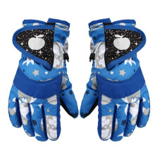 Winter Gloves Waterproof Thick Snow Gloves For Warmth Durable Sports Gloves For Cold Weather Blue 3-5 Years Model A