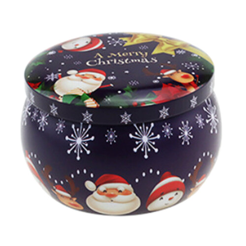Holiday Candle Tins with Lids for Making Candle Empty-5