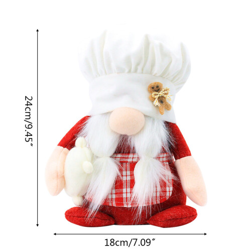 Santa Elf Plush Tables Ornaments Cloth Material Nordic-Type A 1