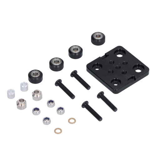 Gantry Plate Aluminiumlegierung Mini Build mit Rad 2