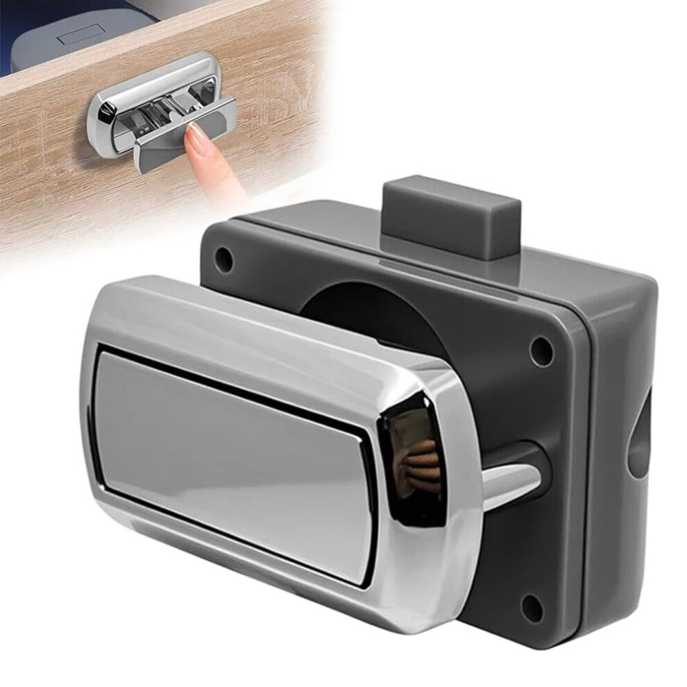 Board Drawer Lock Chrome Mechanism Replacement For Swift Caravans Motorhomes 20Mm Cutting Hole 1318Mm Catch Thickness Black 9393856567027