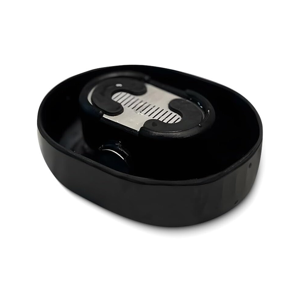 Black Razor Rinser No Electricity Required Shaver Rinse Stand Compatible With Most Head Razors