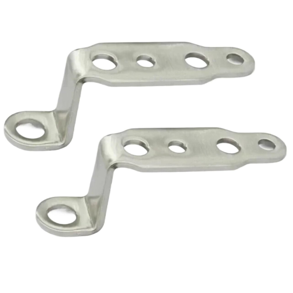 Fog Bracket Motorcycle Head Bracket 2Pcs Rearview Mirror Lamp Extension Clamp For Motorbike Scooter Light/Silver 9016109595423