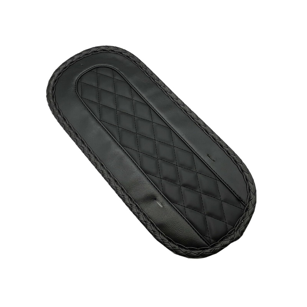 Saddles Pad Leather Rear Fender Bib Seat Cover For Harley-Davidson Touring Road King Street Glide Electra Glide Flhx Flhr 2008-2023 Black 9354506490461