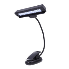 LED Music Stand Light Clip-On Eye Protection Adjustable Brightness Rechargeable Battery Foldable Design For Piano Reading