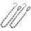 2 Sets Hanging Basket Chains For Plants Lantern Feeder 10