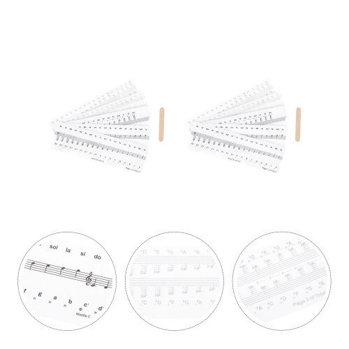 2 Ensembles De Stickers Créatifs Pour Introduction Au Piano 2