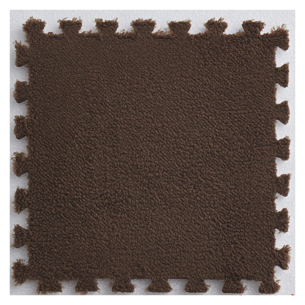 Interlocking Foam Mats 30-Piece 12x12 In EVA Foam Tiles With Border Puzzle Floor Mat Plush Carpet Area Rug Coffee Bedroom