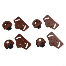 Cupboard and Wardrobe Sliding Door Gear Set With 4 Or 8 Nylon Rollers And Guides For Smooth Quiet Wardrobe Sliding Doors