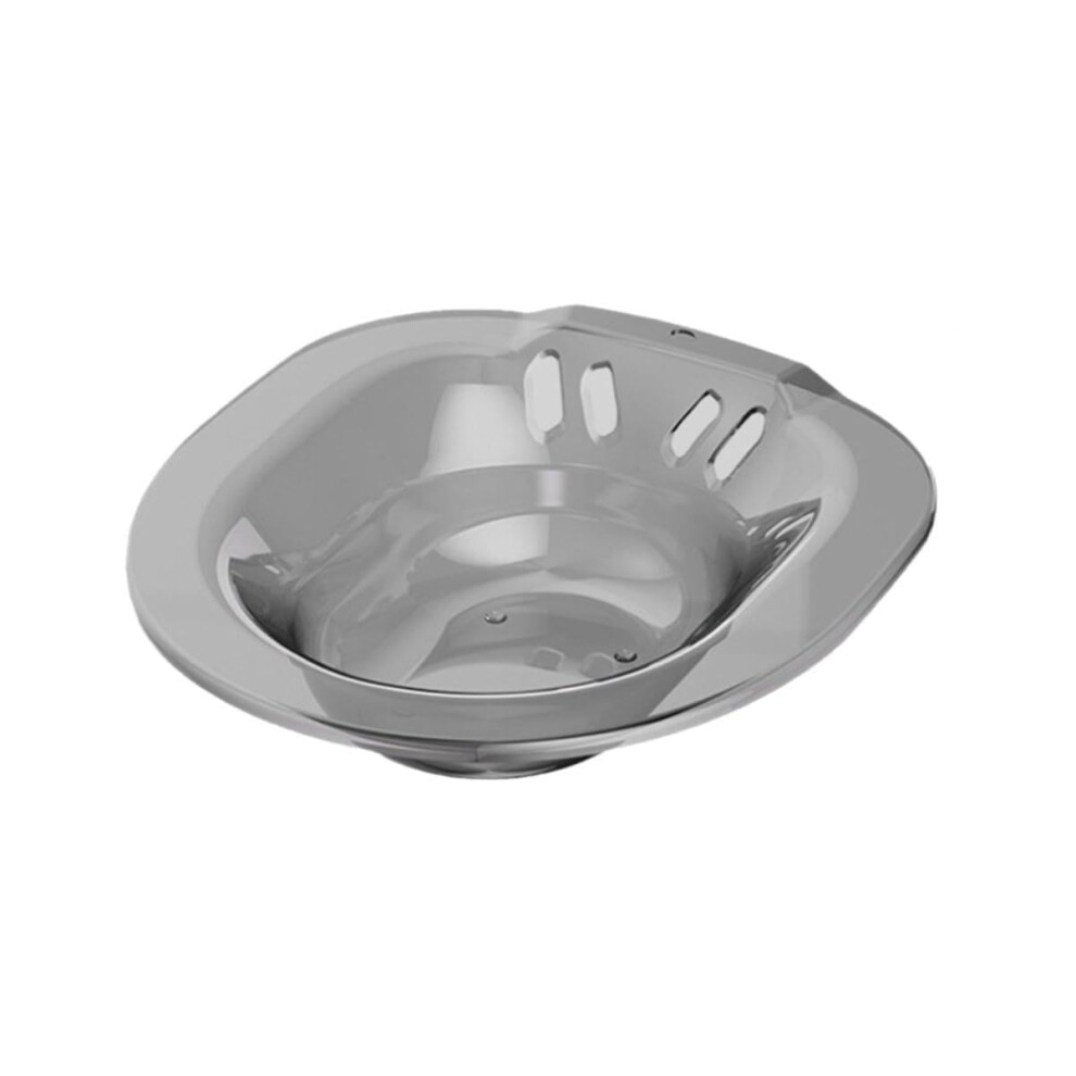 Hemorrhoid Bath For Toilet Seat Compatible, Perineal Soaking, Postpartum Care, Deeper Bowl, Wider Seating Area, Black