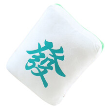 Mahjong Geformtes Sofakissen, , Plüsch Wohnaccessoire
