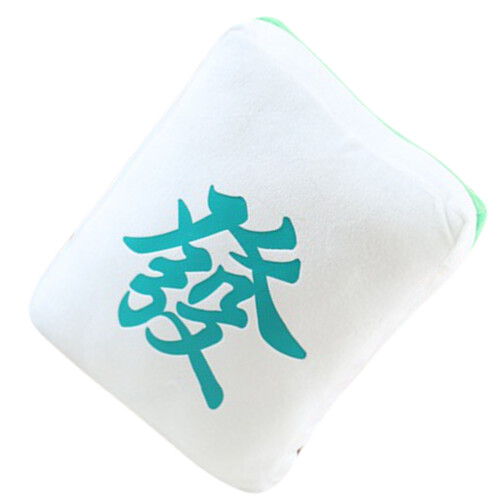 Mahjong Geformtes Sofakissen, , Plüsch Wohnaccessoire