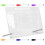 Conjunto Acrílico Transparente Para Anotações Casa E 9