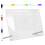 Conjunto Acrílico Transparente Para Anotações Casa E 5
