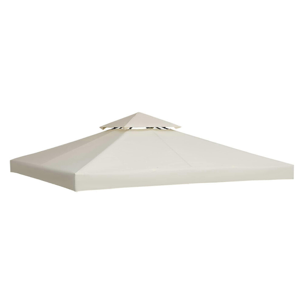 Replacement roof canvas for 3x3m gazebo/pavilion tent, cream