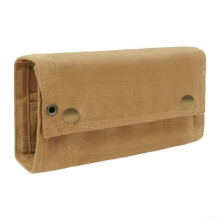 Outdoor Spice Jar Storage Bag Foldable Canvas Holder Kaki Color For Cooking Essentials Organizer