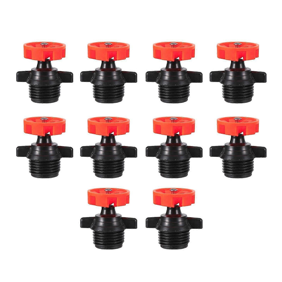 (Blue) 10 Automatic Rotating Sprinkler Heads, 360-Degree Rotating Micro Sprinkler For Garden Blue