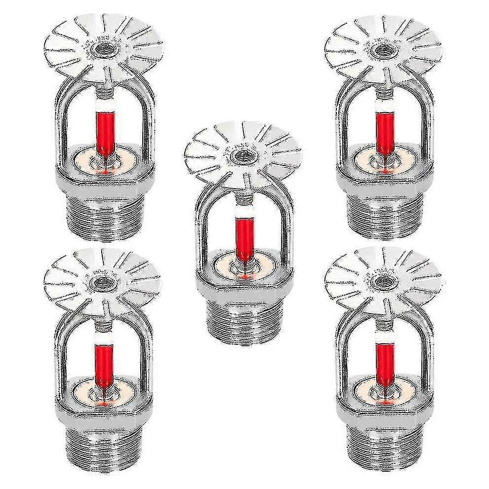 5-piece 3/4" pendant fire sprinkler heads, type 155, downward jet, 68, 3/4" NPT-hy brass sprinkler heads