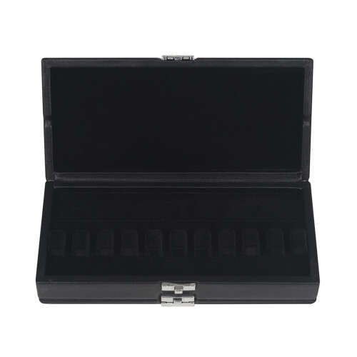 Double Layer Bassoon Leaf Case With 20 Leaf Capacity, Leather Construction, Safe Closure