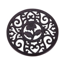 Round Cast Iron Teapot Trivet Kettle Insulation Pad Tea Set Accessories For Kitchen Cooking