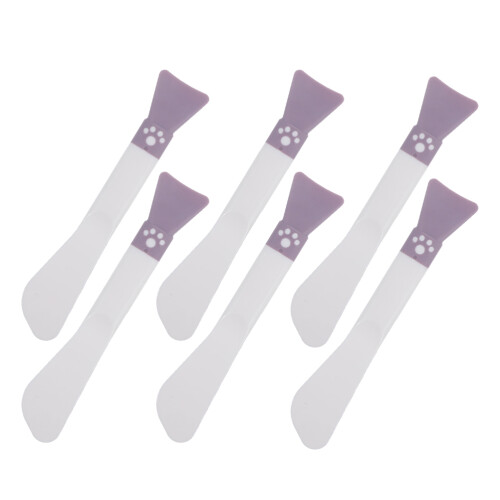 6 Pezzi Spatola In Silicone Per Skincare