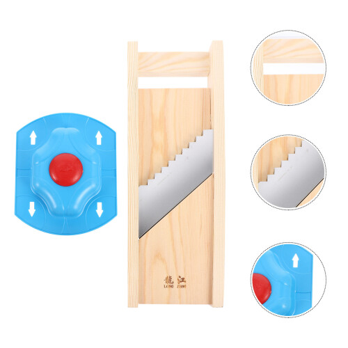 Conjunto 2 Peças Ralador Batata Madeira 2
