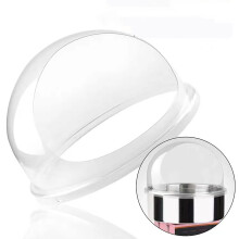 Cotton Candy Machine Cover 20.5 Inch Bubble Shield Plastic Cotton Candy Makers Dust Prevention Reduces Candy Flying Out