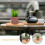 2 Pezzi Sottovasi In Bamboo Per Piante Bonsai 8