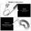 3Sets Silver Stainless Steel Snail Tong Fork Set Cooking Tool 8