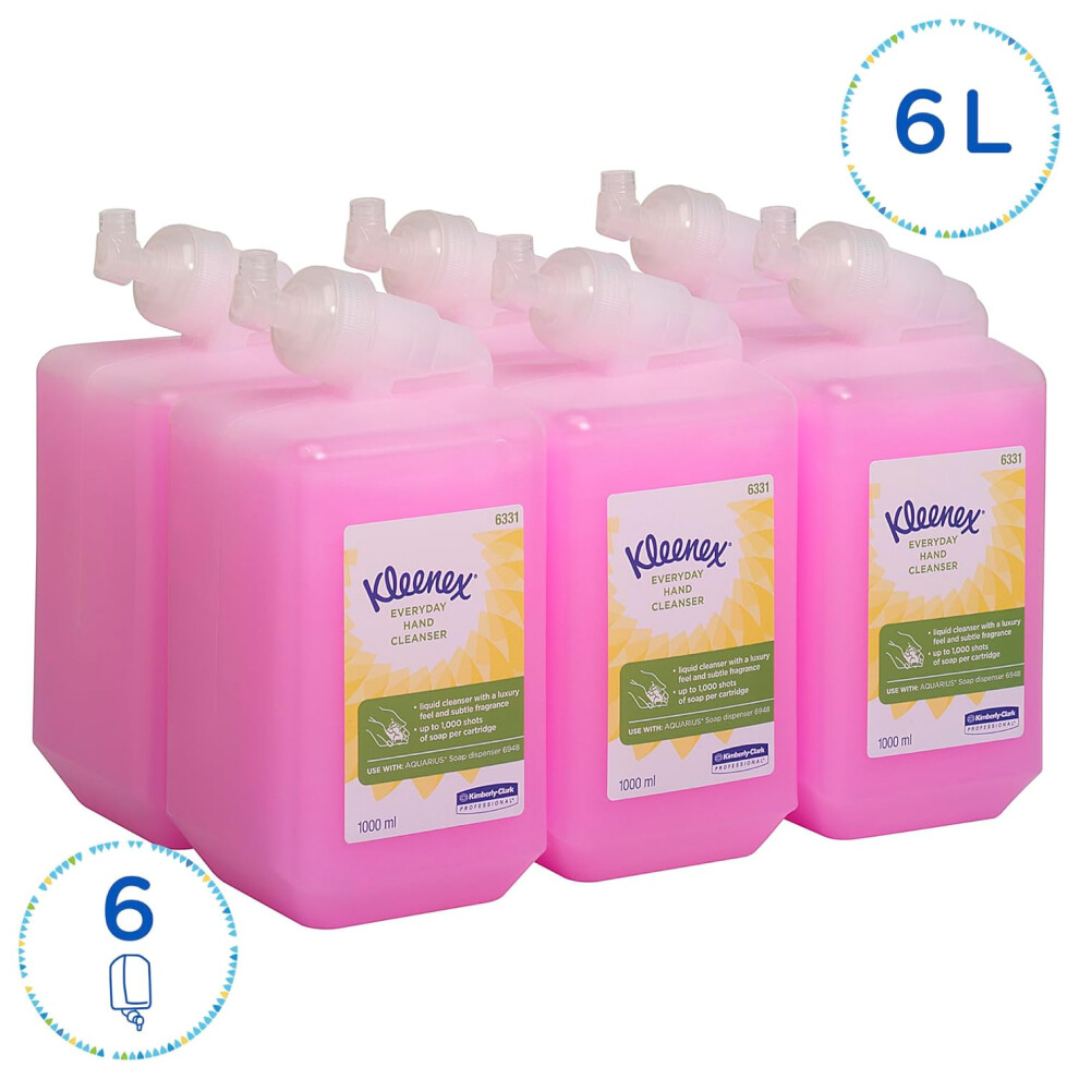 Kleenex Everyday Use Hand Soap Refill 1L X 6 6331