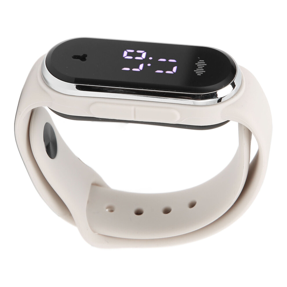 Ultrasonic Mosquito Repellent Wristband With Led And Auto Discharge White 9401354037901