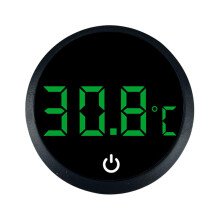 Fishtanks Thermometers Digital LCD Temperature Monitor For Aquariums Terrariums And Amphibians Black Degrees Celsius