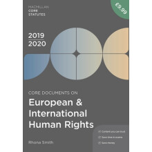 Core Documents on European and International Human Rights 201920 by Rh