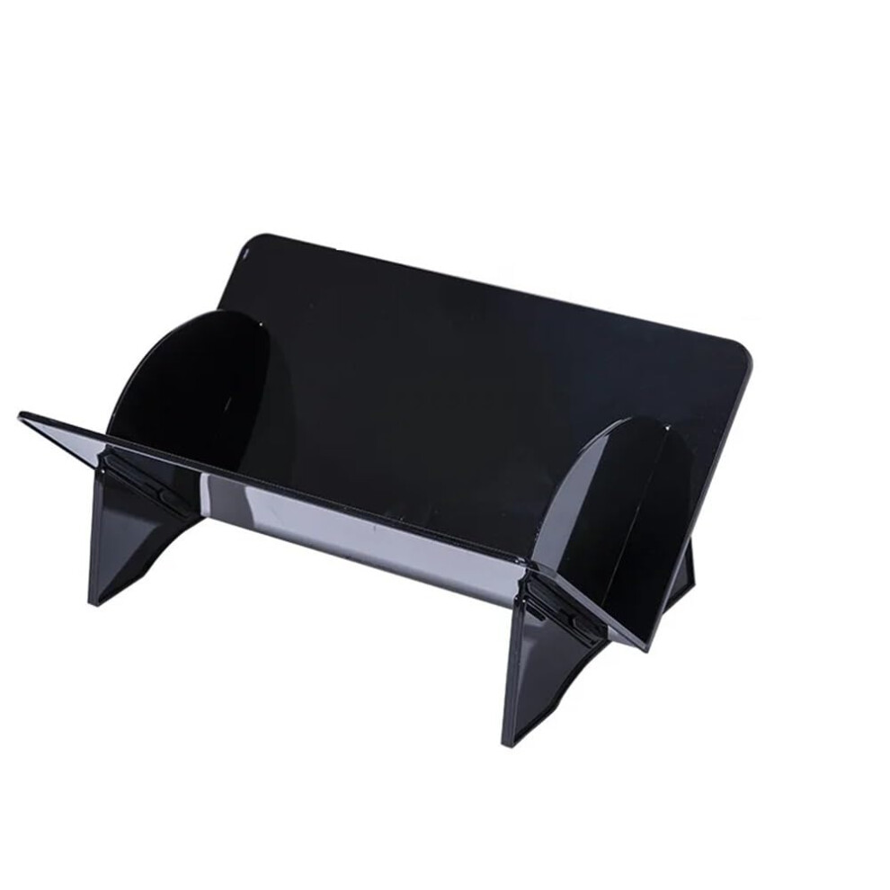 Cd Display Stand Disc Storage Rack For Cd Albums And Records, Frame, Transparent Shelves, Bookshelf Design Black 9354506492601