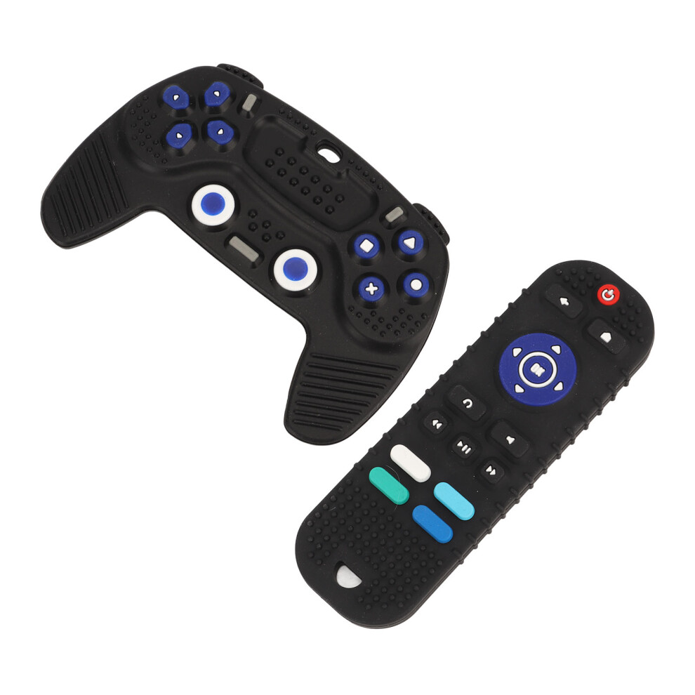 2 Pack Teething Toys Remote Control Shape Sensory Teethers for Babies