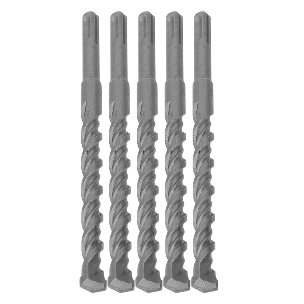 Impact Drill Bits Set 2 Flute Spiral 210Mm 14Mm Carbide Tip 5081354040534