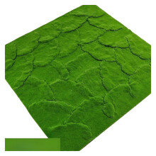 Artificial Turf Moss Green 1x1m Style 9 Outdoor Grass Mat, Fake Grass Lawn Carpet For Sports And Garden